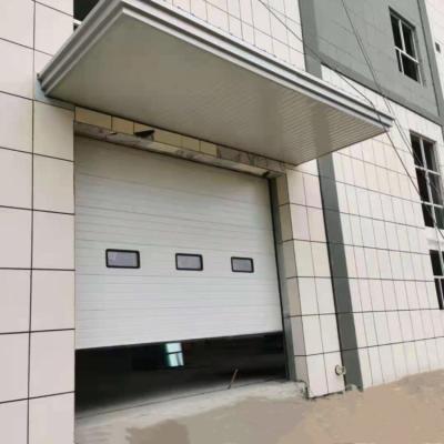 China Contemporary Factory Price Sliding Upward Vertical Lift Sliding Door With Pedestrian Access Door for sale