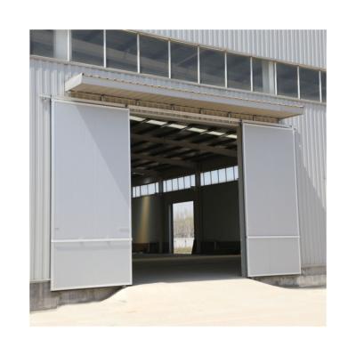 China Supply Contemporary Direct Standard Factory Industrial Manual Single-Moving Automatic Door Horizontal Sliding Door for sale