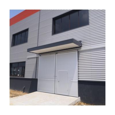 China Contemporary Brand New Interior Retractable Chinese Industrial Manual Steel Products Low Price Sliding Door for sale