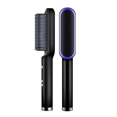 China Car trending hot products  hair Straightener Brush Rapid Heating Styling Hair Straightener Comb for sale