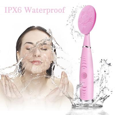 China IPX6 waterproof silicone clean and clear brush DEEP CLEANING face wash face massager face wash beauty machine for sale