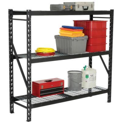 China Heavy Duty Home Corrosion Protection 4 Tier Storage Steel Wire Platform Industrial Garage Rack for sale