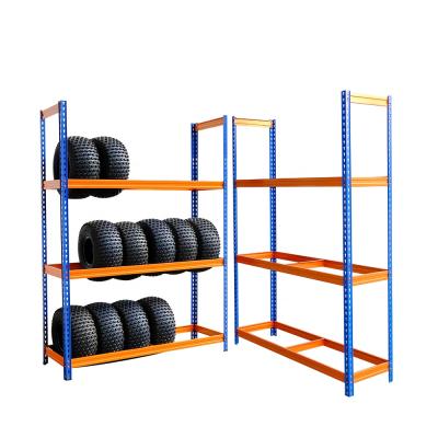 China Heavy Duty Corrosion Protection Manufacturing Tire Racking Garage Stacking Storage Rack Industrial Tire Rack for sale