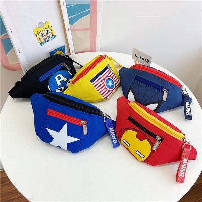 China Daily Life 2022 New kids cartoon print Shoulder chest Bag Cartoon children Crossbody Waist Bags for sale