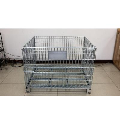 China Warehousing Manufacturer Supply Foldable Long Storage Cage Steel Cages For Storage for sale