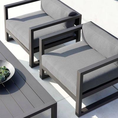 China Modern Rattan Sofa Sets Outdoor Garden Furniture, Sewing Garden Buckle Outdoor Sofa for sale