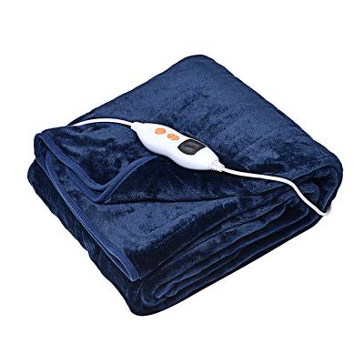 China Anti-static Winter Outdoor Heating Blanket Heated Throw Blanket Soft Plush Washable Heated Blanket for sale