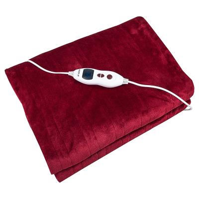 China 2021 Factory direct sale high quality intelligent washable electric heated blanket anti-static heated blanket for sale