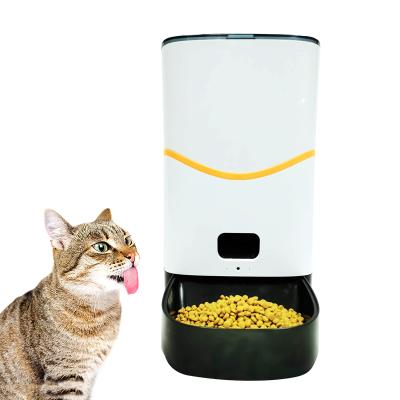 China 5L Automatic Pet Feeder Pet Feeder Intelligent Interactive Chip Dispenser Automatic Pet Feeder for sale