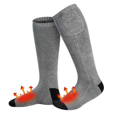 China 2019 New Fashion Anti-failure Men's Winter Battery Heated Socks With 2.4V AA Battery for sale