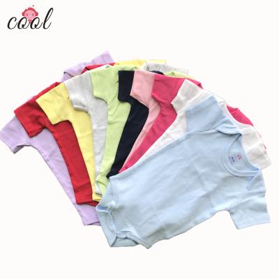 China New Born Baby Clothing New Born Baby Clothing Breathable Onesie Custom Cotton Baby Romper Simple Logo Baby Romper for sale