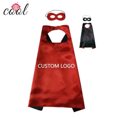 China NEW Wholesale Custom Kid's Favorite Halloween Superhero Polyester Kids Hero Cape Custom Printed Cutting Cosplay Superhero Cape for sale