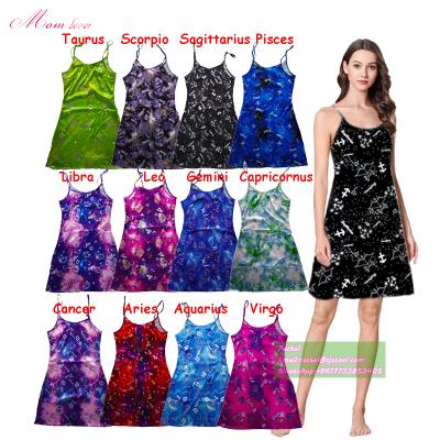 China New Arrival QUICK DRY Black Camisole Lingerie Spaghetti Strap Mini Night Dress For Women Sleeveless Sleep for sale