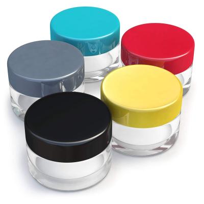 China Wholesale 10g 10ml Small Cosmetic Acrylic Cosmetic Jars For Lotion Cream With Lids for sale