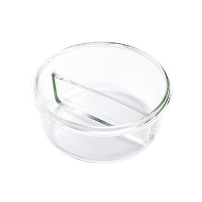 China High Container Microwave Food Bowl Freshness Preservation Borosilicate Glass Pyrex Glass Storage Jar for sale