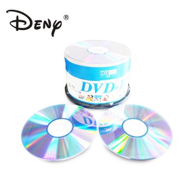 China Wholesale full printable single layer DENY blank dvd 4.7gb with cake box for sale