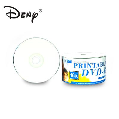 China China Supplier Single Layer White Inkjet Printable Dvd for sale