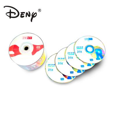 China Single layer high speed blank print dvd disc in shrink wrap package for sale