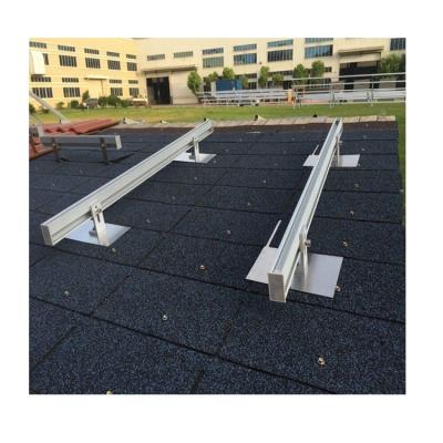 China Asphalt Shingle Roof Solar Mounting System Framed Waterproof Flashing Kit for sale