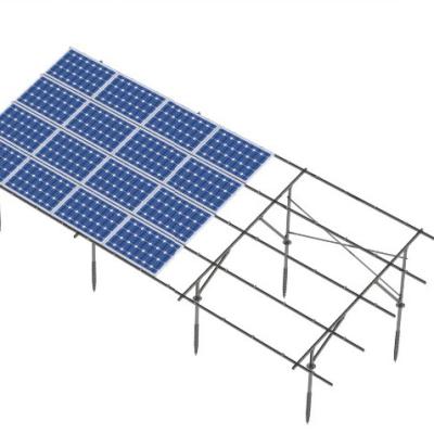 China Q235& SUS304 Customized Solar Ground Mount Solar Panel Anti-Corrosion Ground Structure Mounting HQ Mount for sale