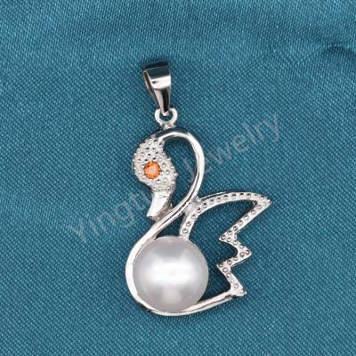 China Fashionable Freshwater Pearl Sliver Natural Pearl Wholesale Pedant For Necklace Jewelry Making for sale