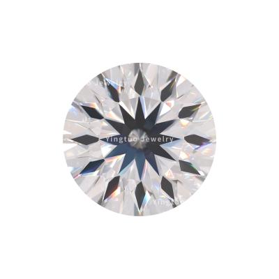 China Set or Color Fire Wholesale Price Moissanite Diamond VVS1 12 Hearts and Arrows Brilliant Cut Stones 1ct Moissanite for sale