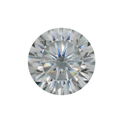 China Wholesale 9mm color GRA game or fire certificate round green one hundred face cut moissanite for sale