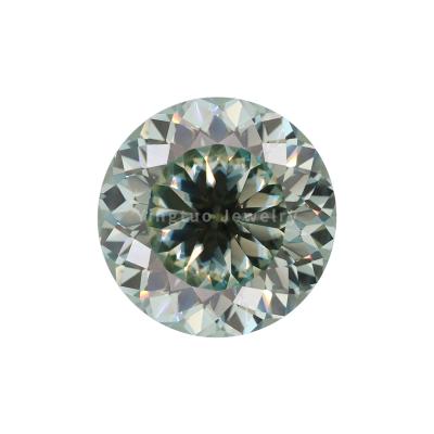 China Fire Wuzhou GRA certificate factory price color set or wholesale around 6.5mm one hundred face cut moissanite for sale