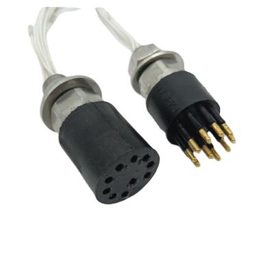 China 10 Pin Watertight Robot Cable Harness Aluminum Power Male-Female Terminal Connector for sale