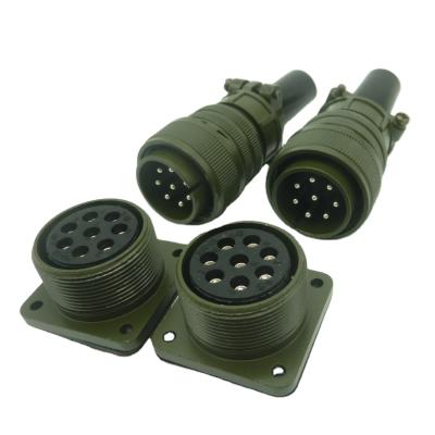 China Power Amphenol MS3102A 22-23S Straight Plug Cable 8pin Military Solder Connector for sale