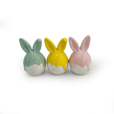 China Modern Highly Recommend Custom Home Decoration Rabbit And Egg Shape Easter Decoration for sale