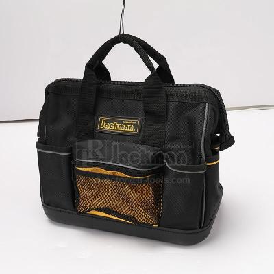 China Polyester JACKMAN 800 Series Tool Bag 1680D Polyester PP Base Plastic Bottom Fluorescent Strip 12