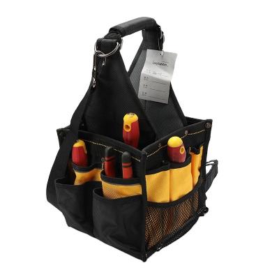 China 1680D Polyester Fabric JKB-008 Square Electricians Repair Tool Bag Fabric Tool Bag Tool Organizer for sale