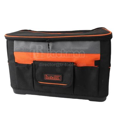 China Polyester Fabric Jackman JKB-87715 Water Resistant Tool Case Technician Tool Bag Carrier Hard Bottom Organizer Too for sale