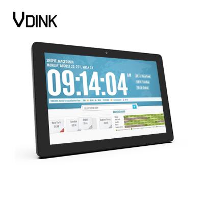 China Drop Resistance Vdink Manufacturing Professional Wall Mount 10.1 Inch Capacitive Touch Pad All In One Indoor Android Digital Signage for sale