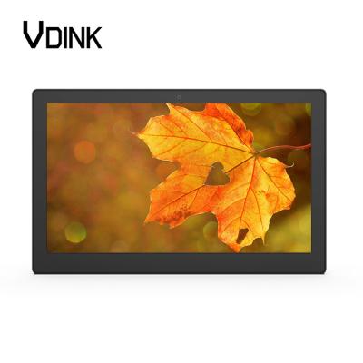 China Vdink Manufacture Hard Wall Mount 15.6 Inch ODM Capacitive Touch Screen Android Smart Home Tablet Digital Advertising Screen for sale