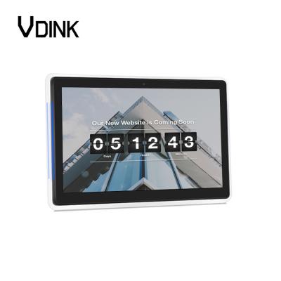 China 15.6 Inch LCD Touch Screen Vidink ODM Hard Wall Mount Led Light Bar Booking System Conference Meeting Room Android Tablet for sale