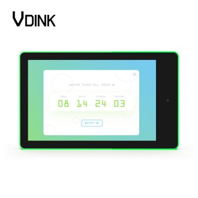 China Vdink Hard Wall Mount Touch Screen Display OEM LCD Light Bar Booking System Conference Meeting Room Digital Signage for sale