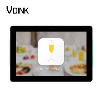 China 10.1 Inch Touch Screen Display Vdink OEM Hard Wall Mount Advertising Displayer Booking System Meeting Room Android Tablets for sale