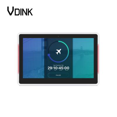 China Tough Vdink Customized Wall Mount Touch Screen Display Led Light Bar Booking System All In One PC Meeting Room Android Tablet for sale