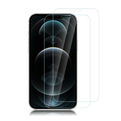 China Wholesale 2.5D Mobile Phone Screen Protector For Apple iPhone 12 11 X/xs/7/8 plus Mobile Phone 9H Clear Tempered Glass Protective Film for sale