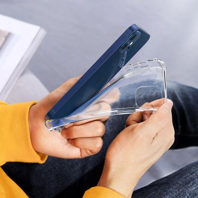 China Shockproof For iPhone 11 Pro Max Transparent Shockproof Phone Case Cover Silicone Mobile Accessories Phone Back Cover for sale