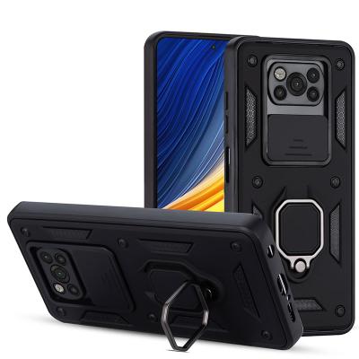 China 2021 New Arrival Shockproof Slide Camera Lens Protector Back Cover Phone Case For Redmi Note 10 Pro 5G Case for sale