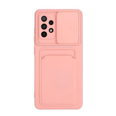 China 2021 Shockproof Newest Camera Lens Protective Wallet Phone Case Slide Back Cover For Samsung Galaxy A32 4G Shockproof Case Cover for sale