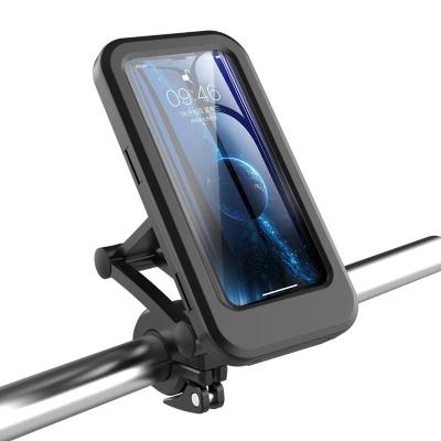 China Universal Waterproof 360 Degree Motorcycle Bike Cell Phone Mount Holder Adjustable Grip Stand Mobile Phone Holder For Outdoor for sale