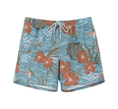 China Custom Pocket Anti-Wrinkle Custom Pocket Couples Swimwear Print Couples Swimsuit Beach Quick Dry Shorts For Men for sale