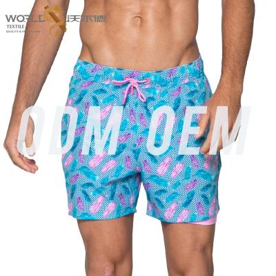 China ODM Print Breathable Cute Geometric Swim Shorts Mens Swimwear Summer Shorts Hawaii Breathable Shorts Swim Trunks For Men for sale