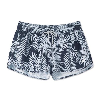 China Hot Selling Women's Breathable Beach Shorts Womens Ladies Boardshorts Swim Shorts OEM Service 100% Polyester Adults Plus Size Animal Print for sale