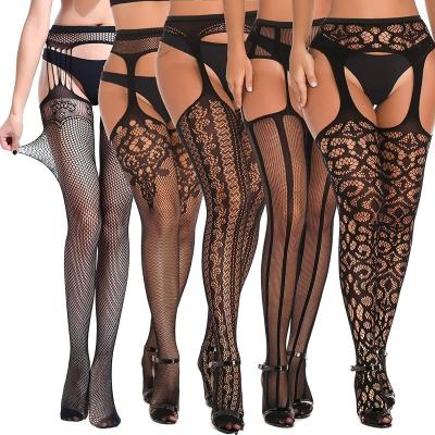 China Hot Sale Dropshipping Wholesale Women's Hosiery Garter Belt Stockings Garter Belt Stockings Pantyhose Stockings 88%Nylon+22%Spandex Amazon and Garter Belts for sale