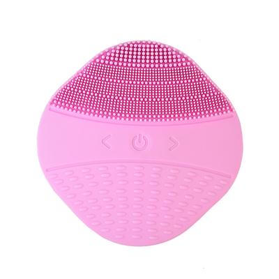 China Mini Portable Blood Vessel Removal Massage Waterproof Facial Brush Silicone Electric Face Brush for sale